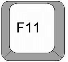 f11 key on keyboard
